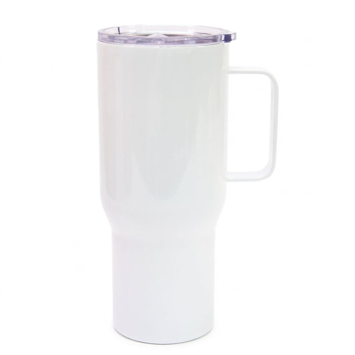 Stainless steel sublimation travel tumbler, 25oz, blank, double-walled