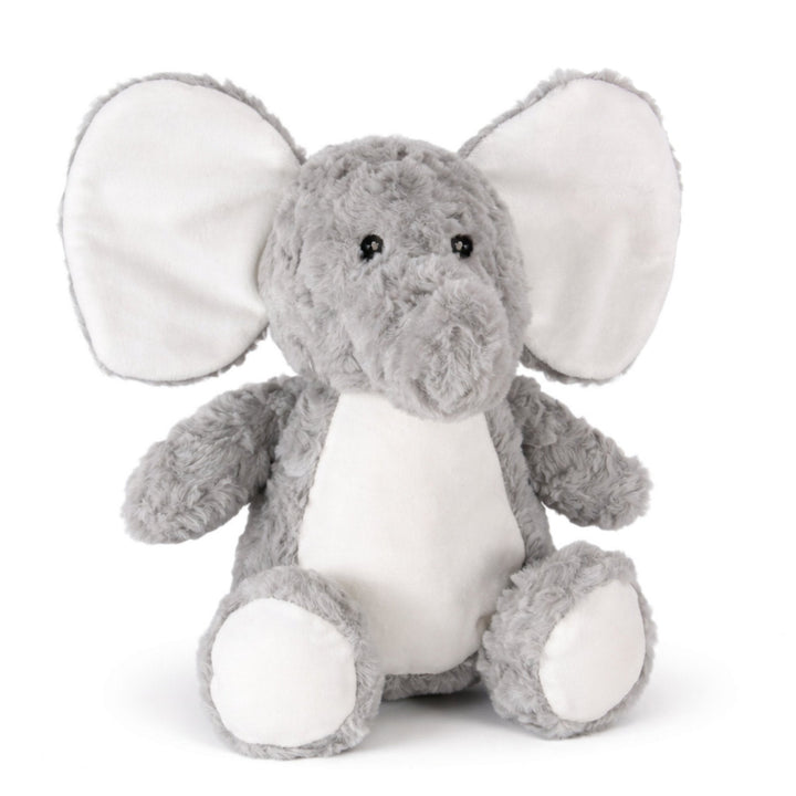 Sublimation elephant plush toy, blank, polyester