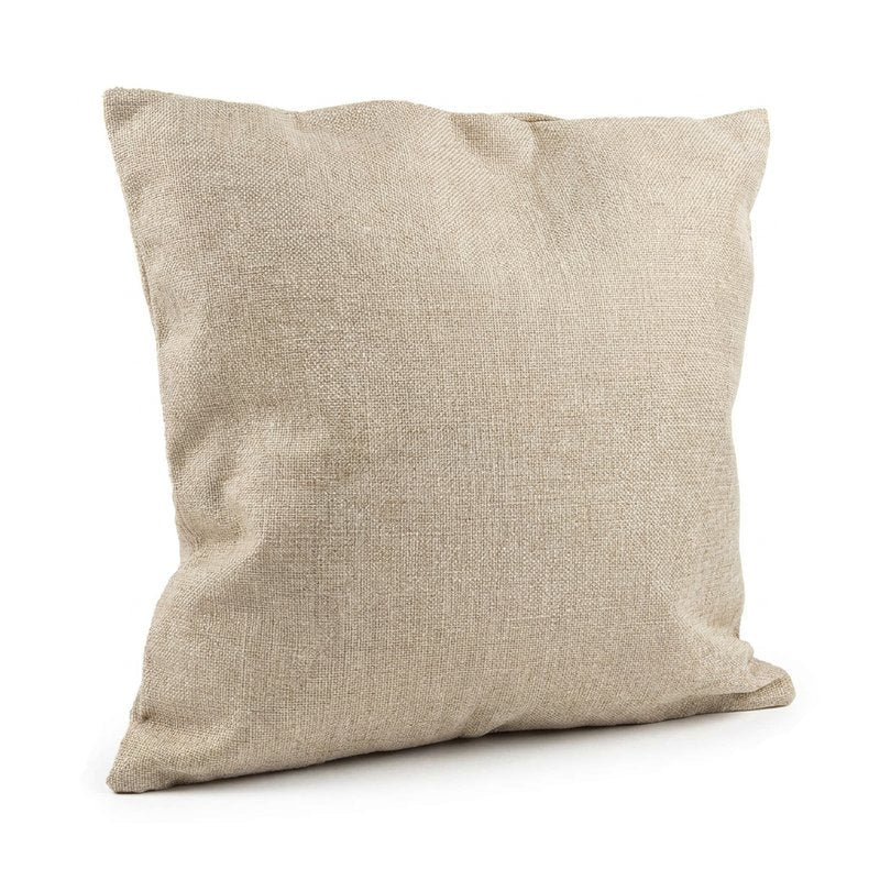 Sublimation Faux burlap cushion cover, blank, jute