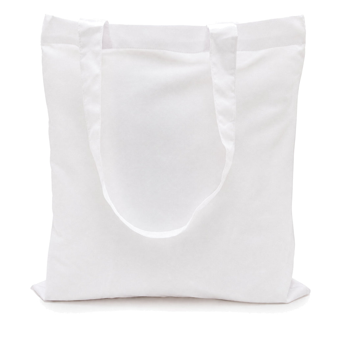 White cotton tote bags, blank