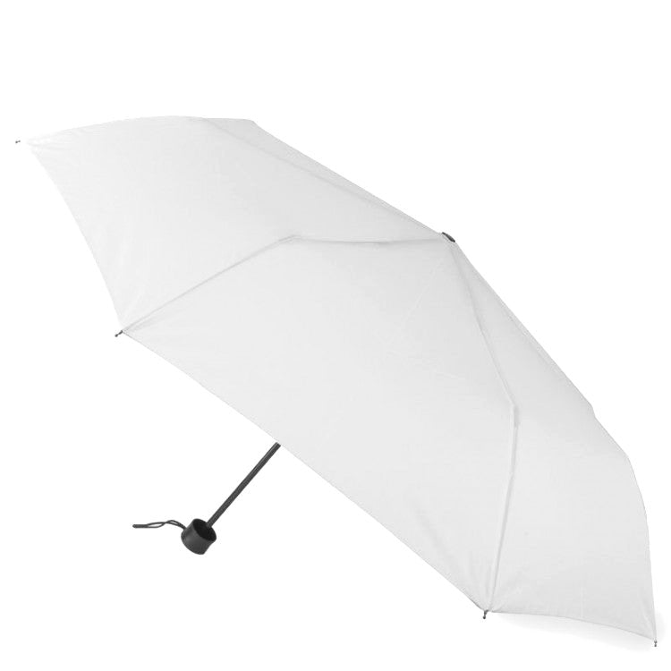 White folding umbrella with cover, blank