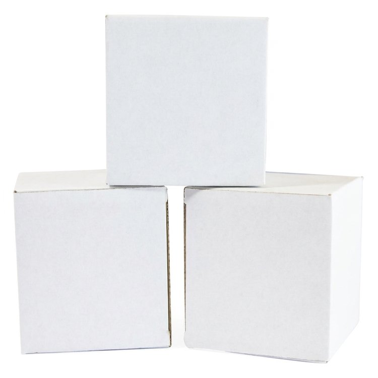 White gift box for mugs, blank, 11oz