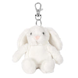 Sublimation White Rabbit Plush Keyring
