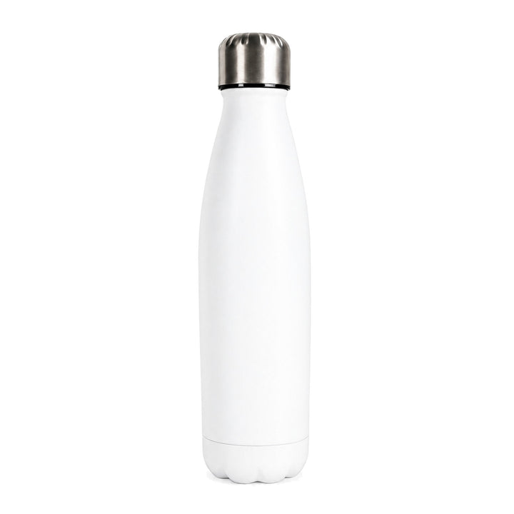 White sublimation bowling bottles, blank, stainless steel