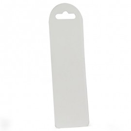 Plastic sublimation bookmark