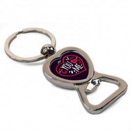 Heart Bottle Opener Key Ring