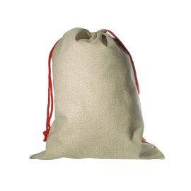 Small Faux Burlap Santa Sack