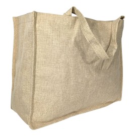 Faux Burlap Gusset Bags