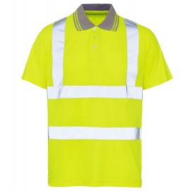 Hi-Vis Short Sleeved Polo T-shirts