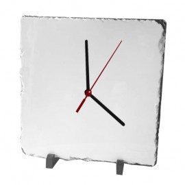 Square Photo Slate Clock