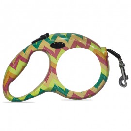 Sublimation retractable dog lead - Colourful Design