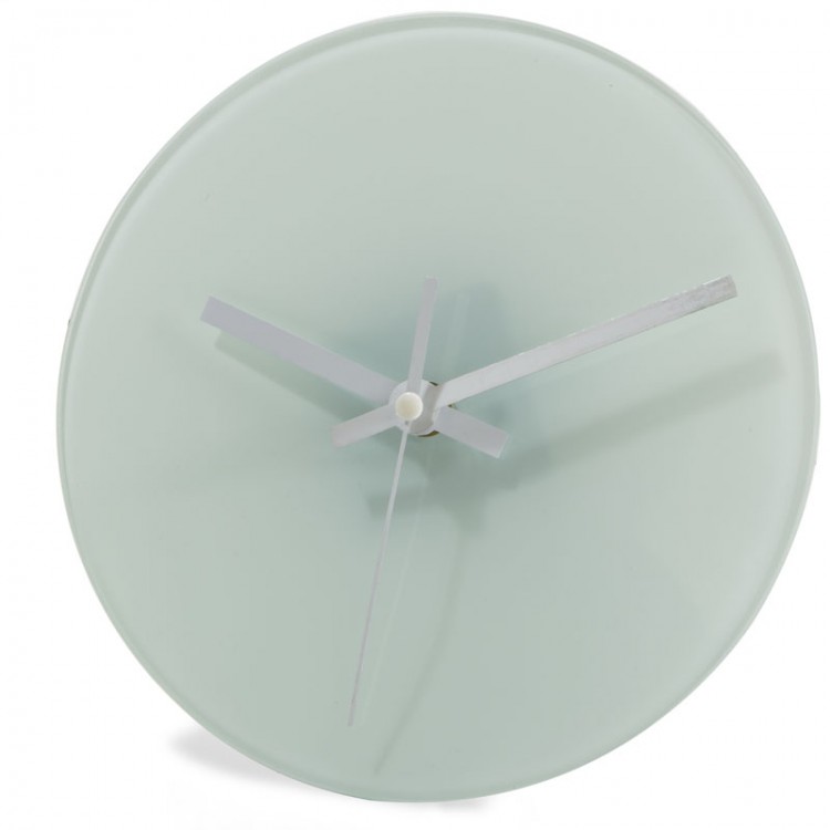 Round Blank Glass Clock 20cm