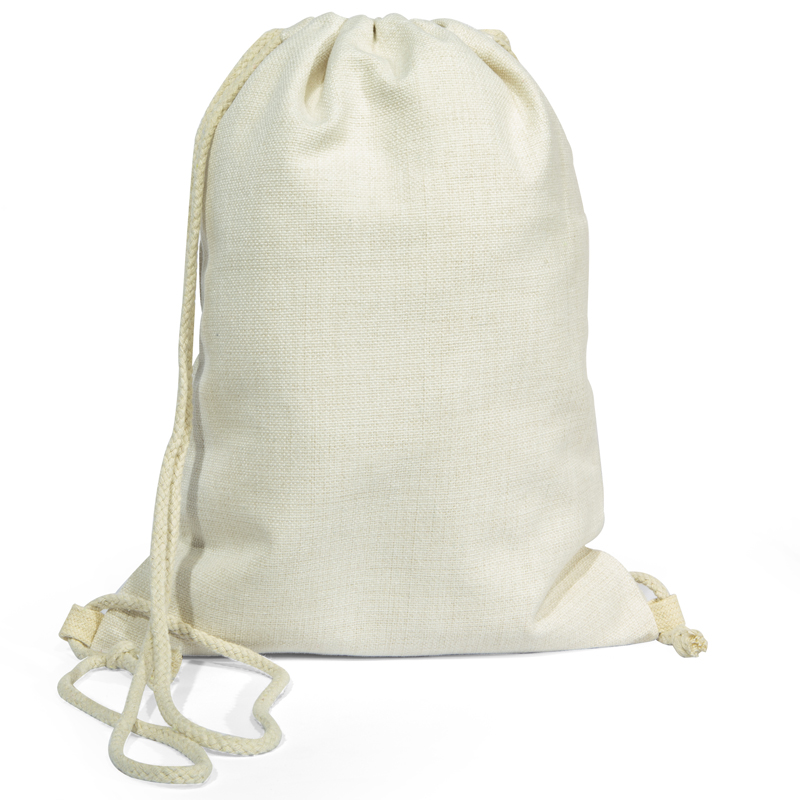 Linen Drawstring Bag - Dye Sublimation Supplies