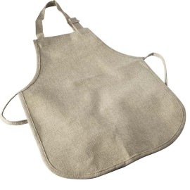 Child's Small Faux Burlap Apron