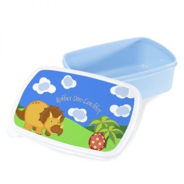 Sublimation Blue Plastic Lunch Box