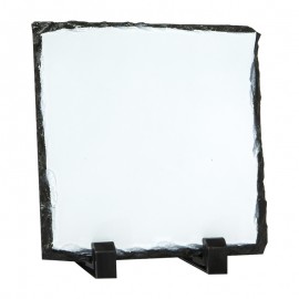 SubliSLATE Sublimation Slate Blank, Square. Includes Black Display