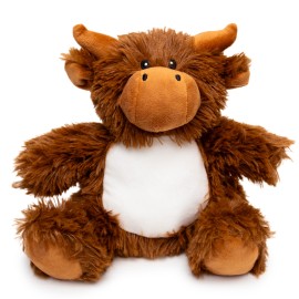 Sublimation Highland Cow Plush Toy