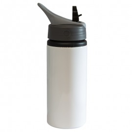 22oz White Aluminium Bottle 650ml