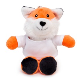 Sublimation Fox Plush Keyring