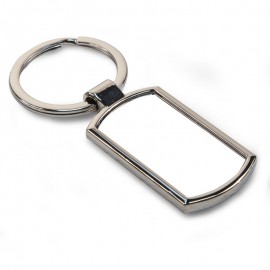 Tag Shaped Key Ring